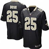 Nike Men & Women & Youth Saints #25 Bush Black Team Color Game Jersey,baseball caps,new era cap wholesale,wholesale hats